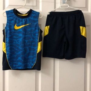 Nike shirt and shorts set